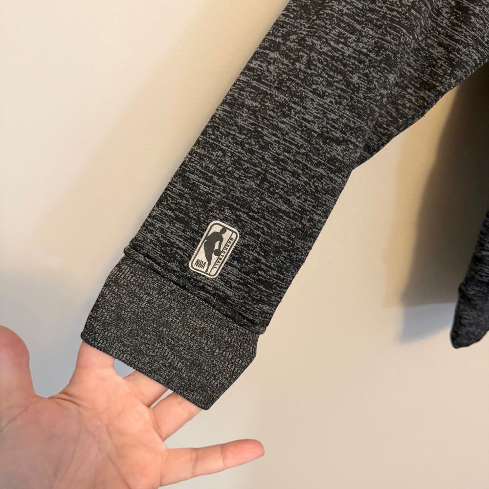 NBA Hoodie Boys Large 14-16 Heather Gray Basketball Sporty Pullover Sportswear - Picture 5 of 6